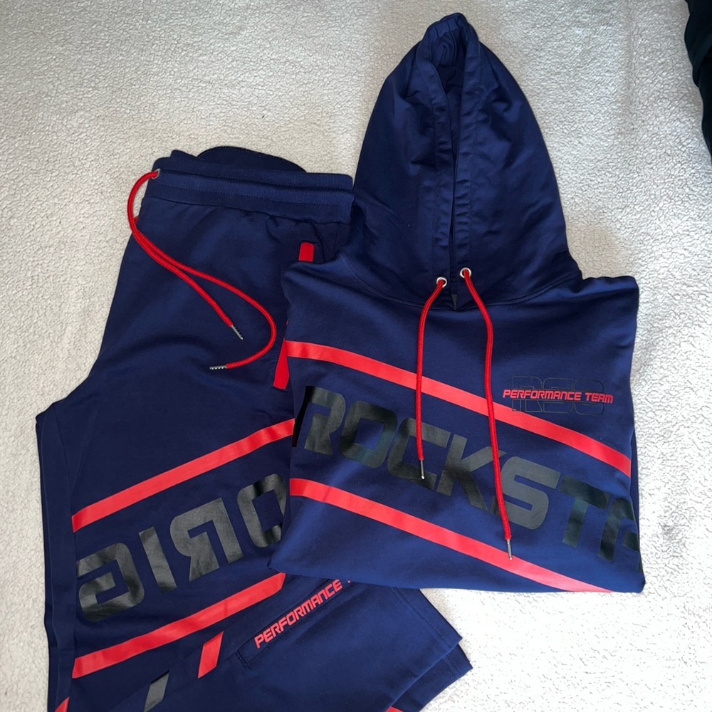 Men Rockstar sweatsuit sz XXL